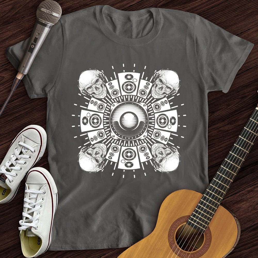 Printify T-Shirt Charcoal / S Trippy Speaker T-Shirt