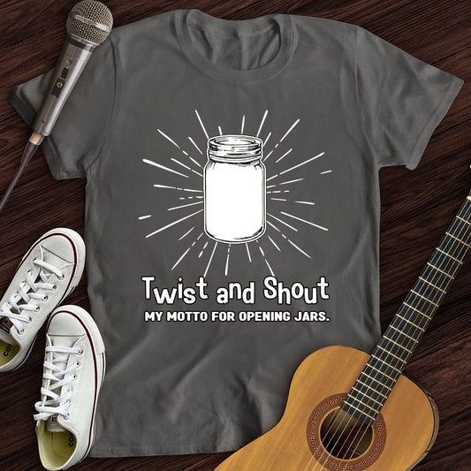 Printify T-Shirt Charcoal / S Twist and Shout T-Shirt