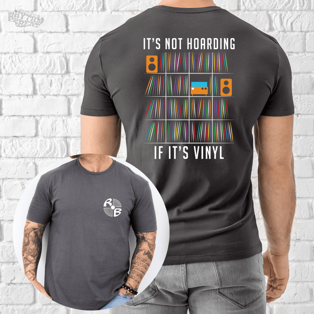 Printify T-Shirt Charcoal / S Vinyl Obsession T-Shirt