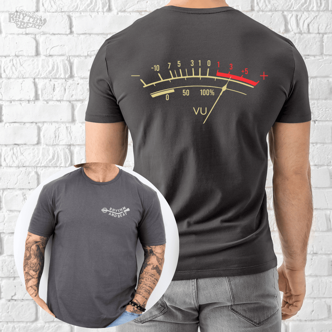 Printify T-Shirt Charcoal / S Volume Meter T-Shirt