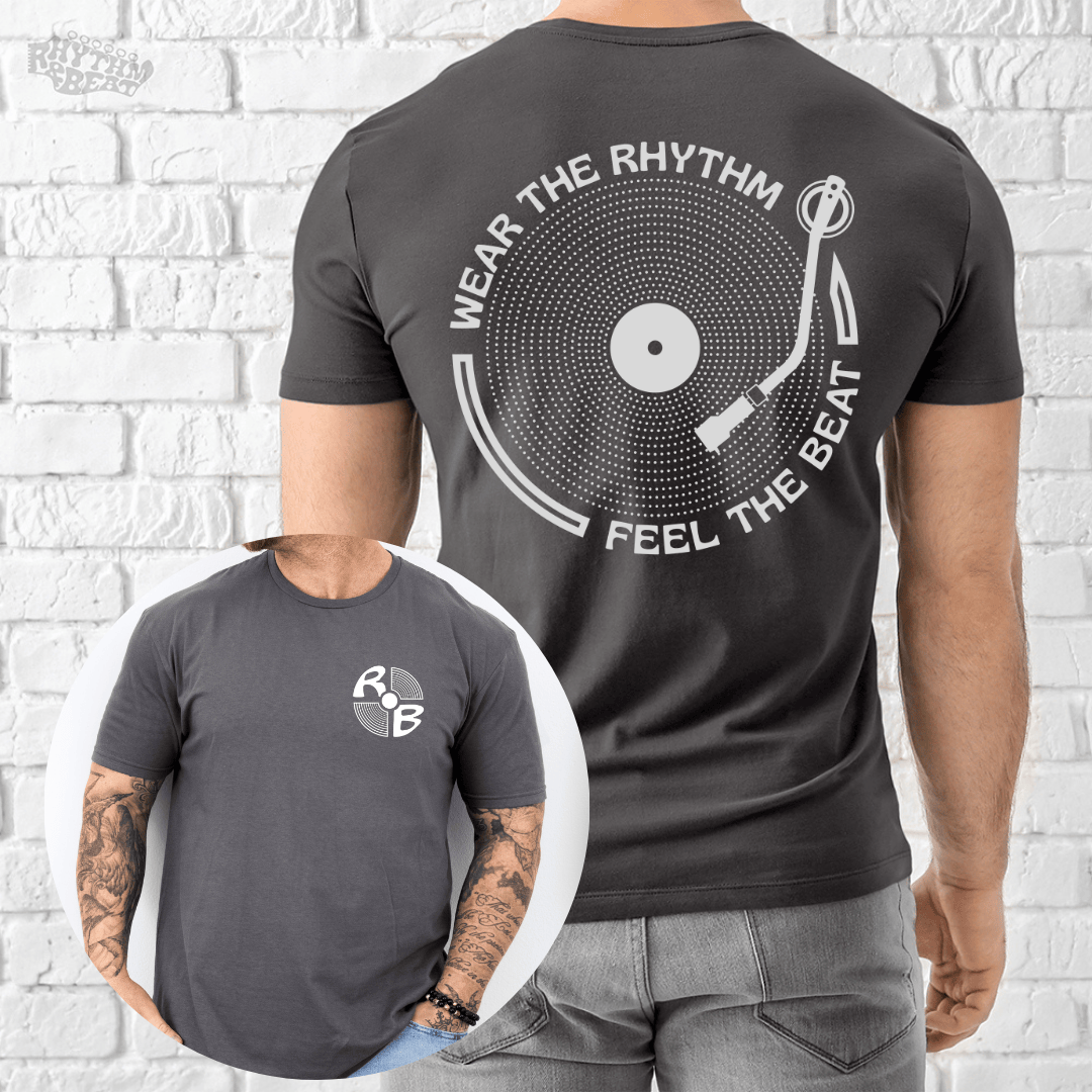 Printify T-Shirt Charcoal / S Wear The Rhythm Feel The Beat T-Shirt