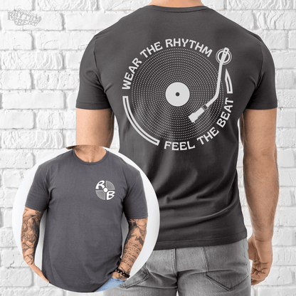 Printify T-Shirt Charcoal / S Wear The Rhythm Feel The Beat T-Shirt