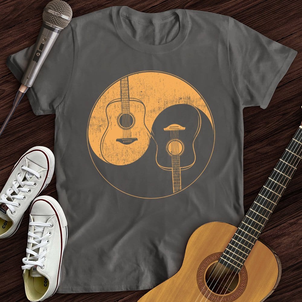 Printify T-Shirt Charcoal / S Yin Yang Acoustics T-Shirt