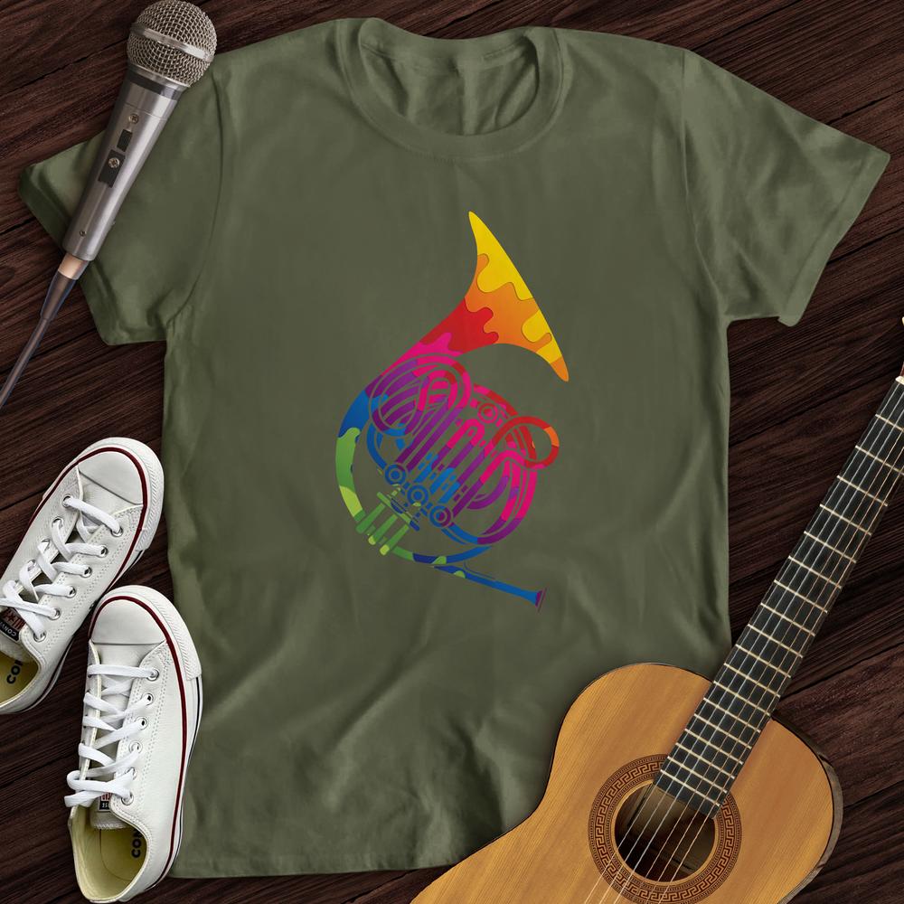 Printify T-Shirt Colorful Horn T-Shirt