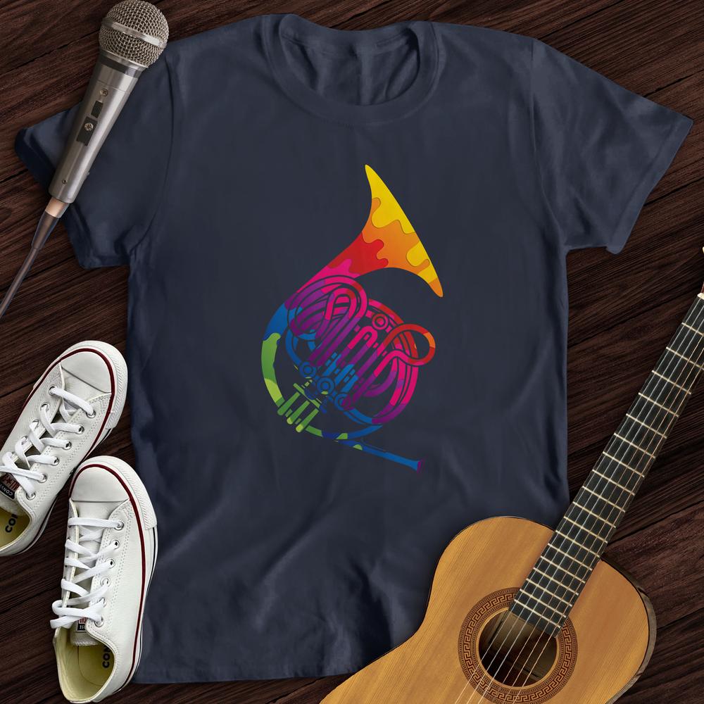 Printify T-Shirt Colorful Horn T-Shirt