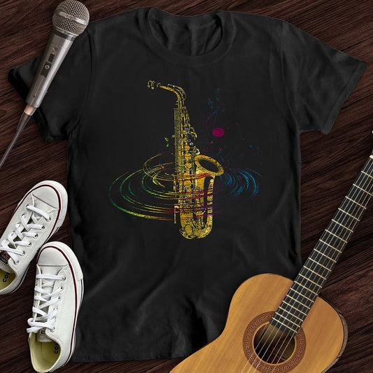 Printify T-Shirt Colorful Sax T-Shirt