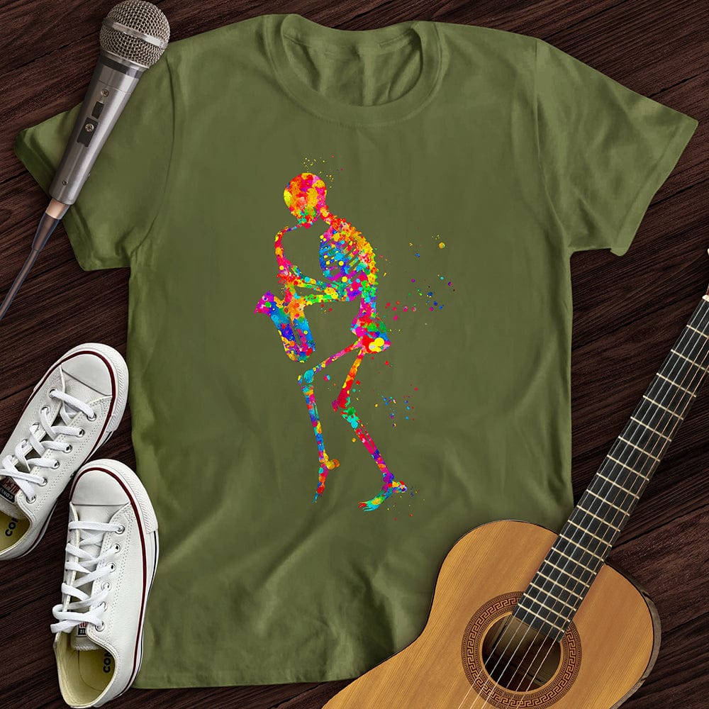 Printify T-Shirt Colorful Souls Sax T-Shirt