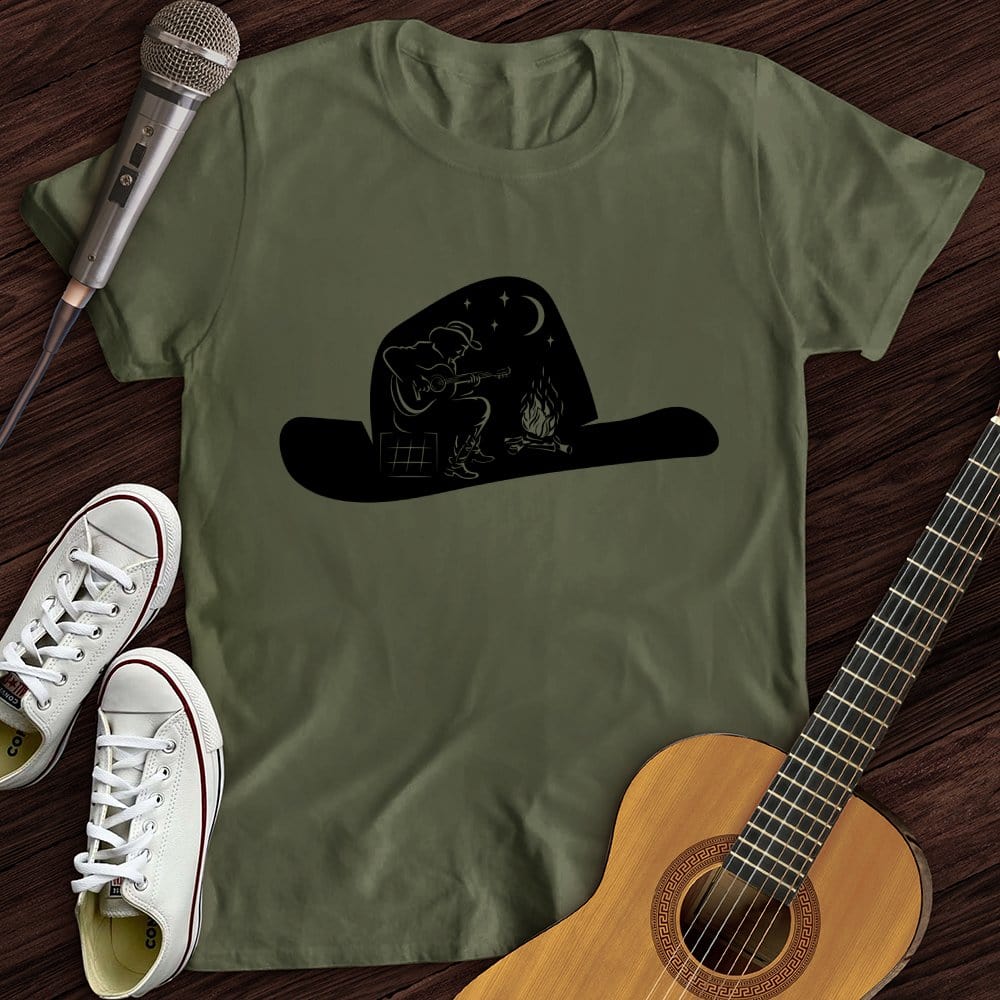 Printify T-Shirt Cowboy Hat T-Shirt