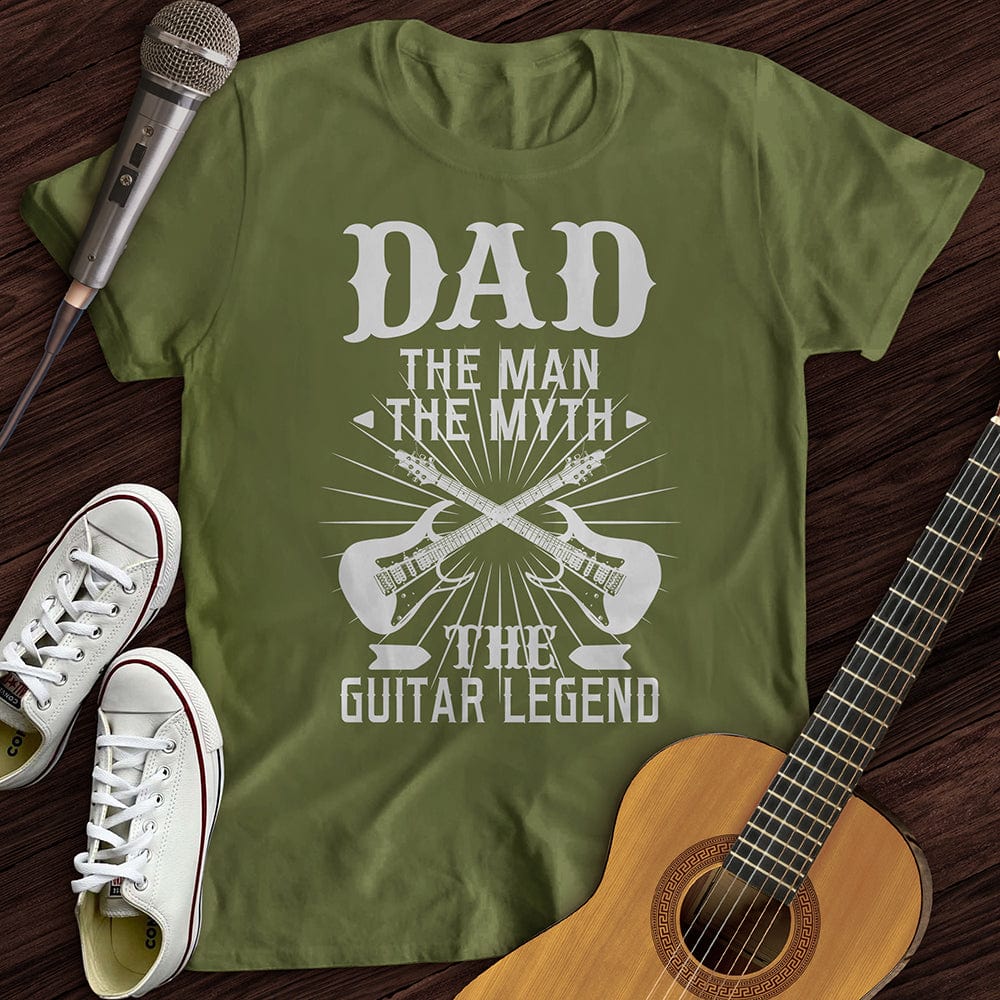 Printify T-Shirt Dad Guitar T-Shirt