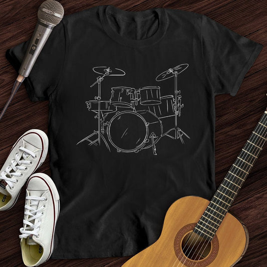Printify T-Shirt Drums T-Shirt