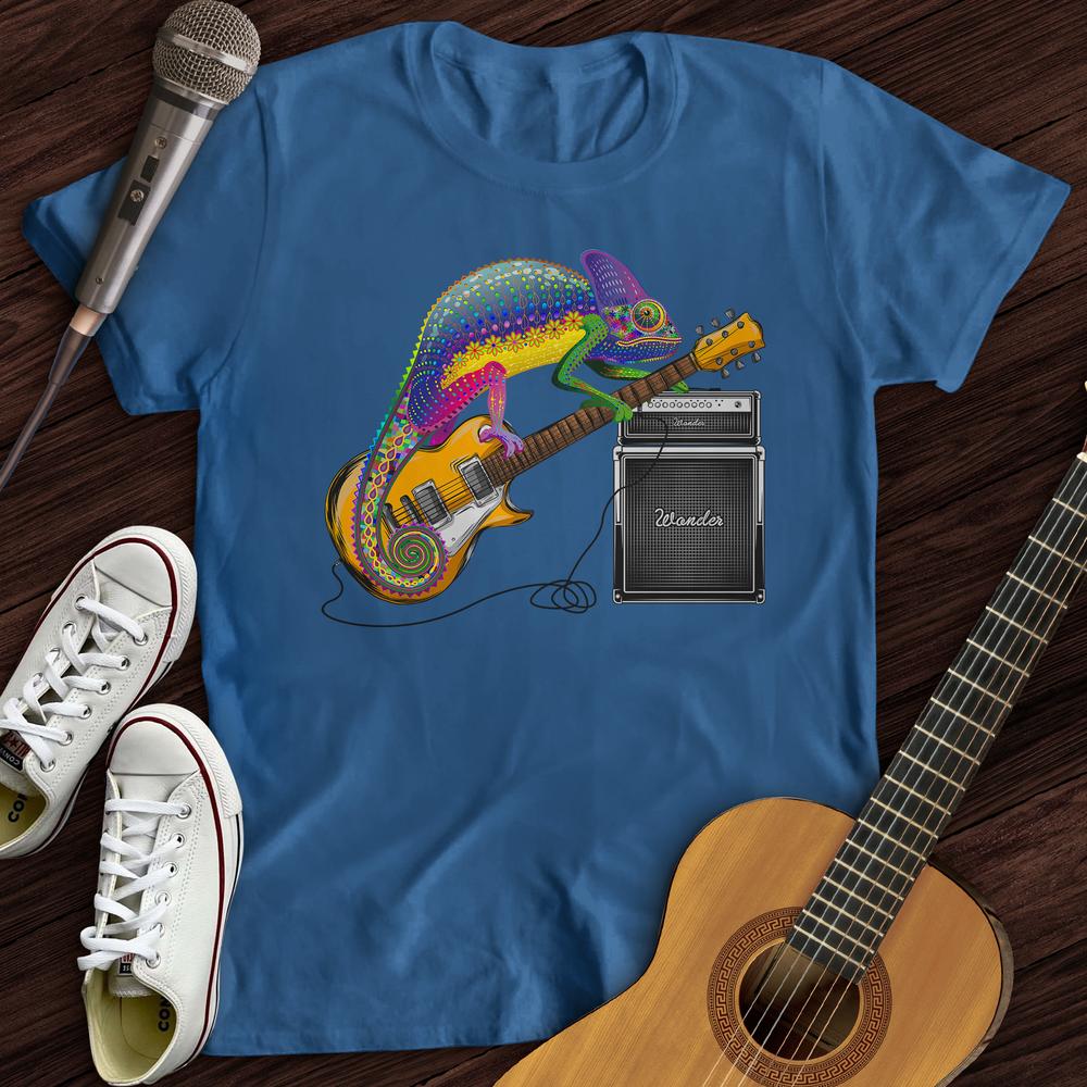 Printify T-Shirt Guitar Lizard T-Shirt