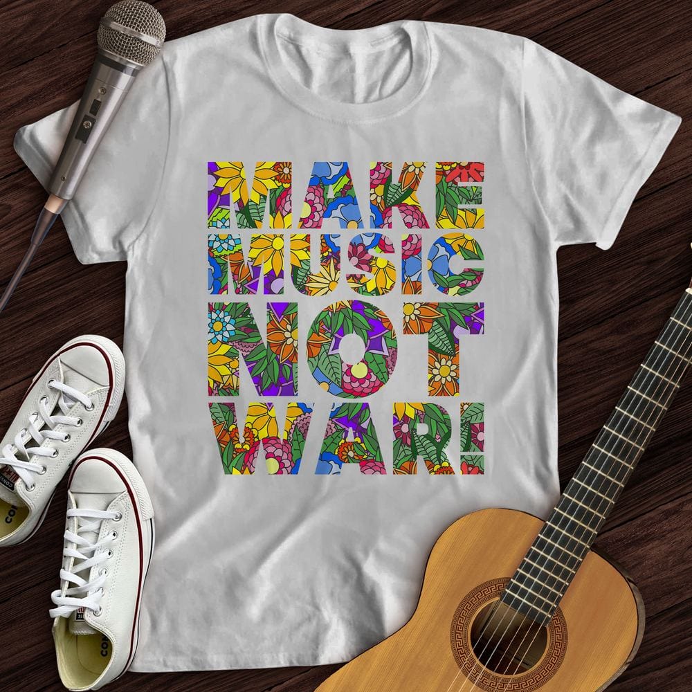 Printify T-Shirt Hippie Make More Music T-Shirt
