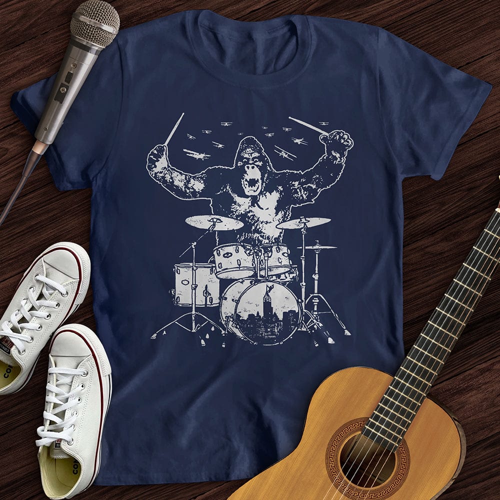 Printify T-Shirt King Kong Drums T-Shirt