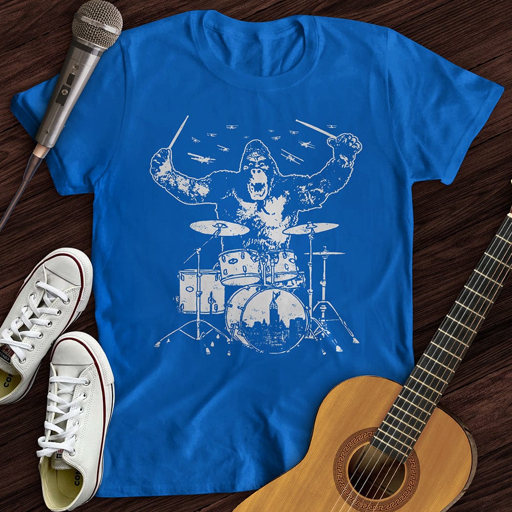 Printify T-Shirt King Kong Drums T-Shirt