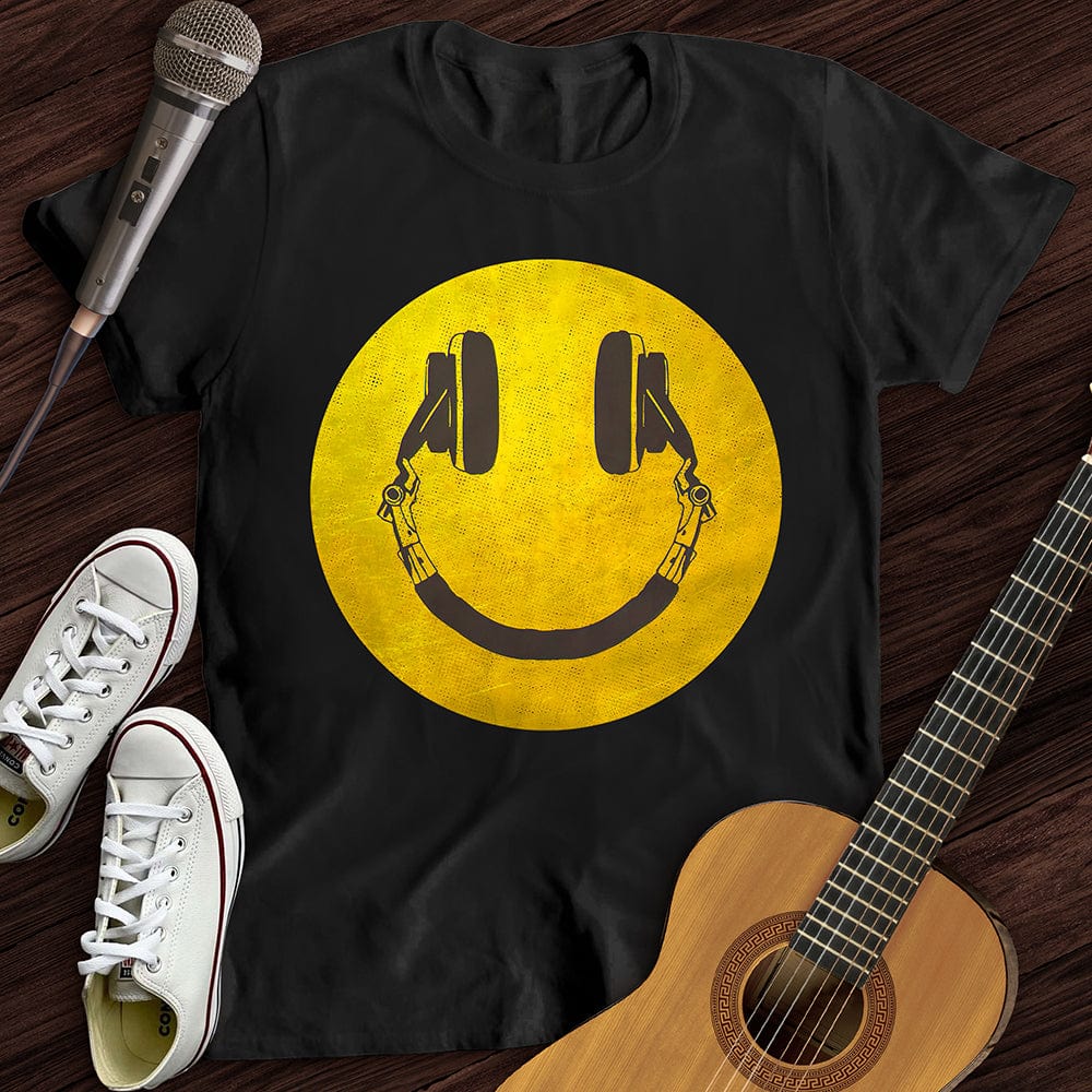 Printify T-Shirt M / Black Smile T-Shirt
