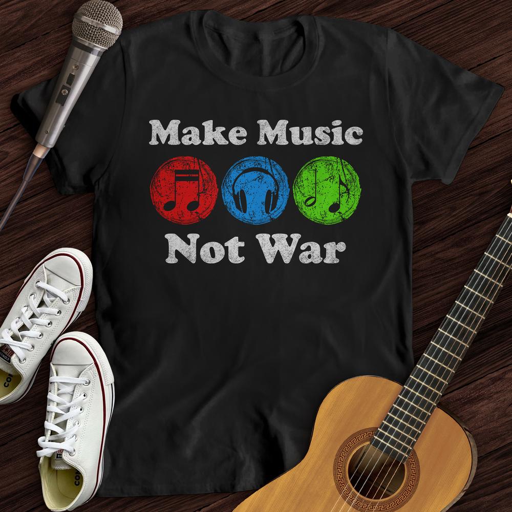 Printify T-Shirt Make Music Dots T-Shirt