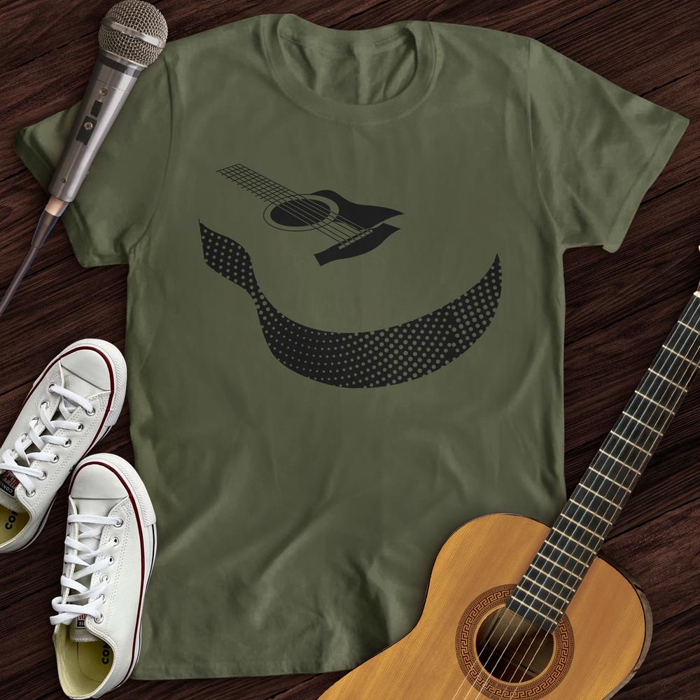 Printify T-Shirt Military Green / S Acoustic T-Shirt