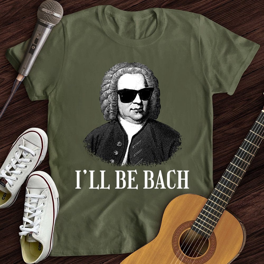 Printify T-Shirt Military Green / S Be Bach T-Shirt