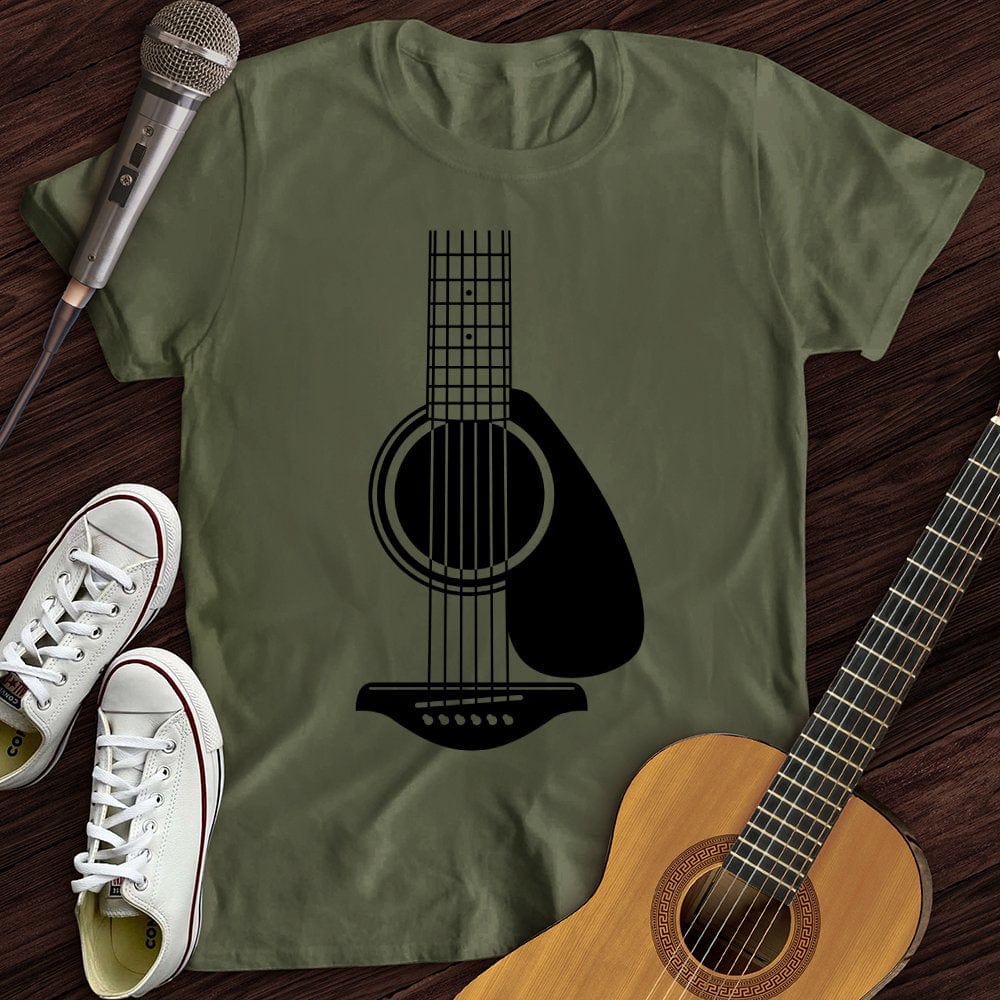 Printify T-Shirt Military Green / S Be The Guitar T-Shirt