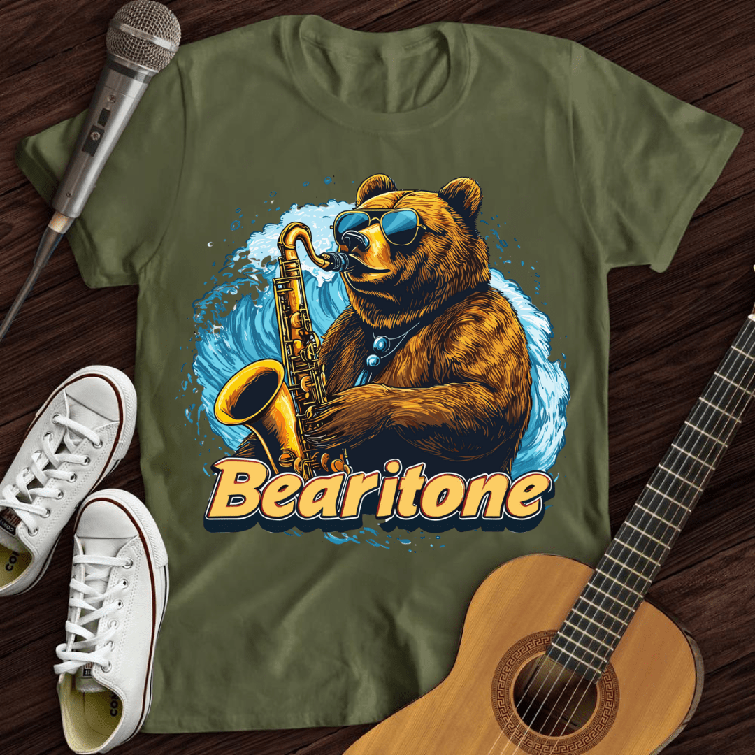 Printify T-Shirt Military Green / S Bear-itone T-Shirt