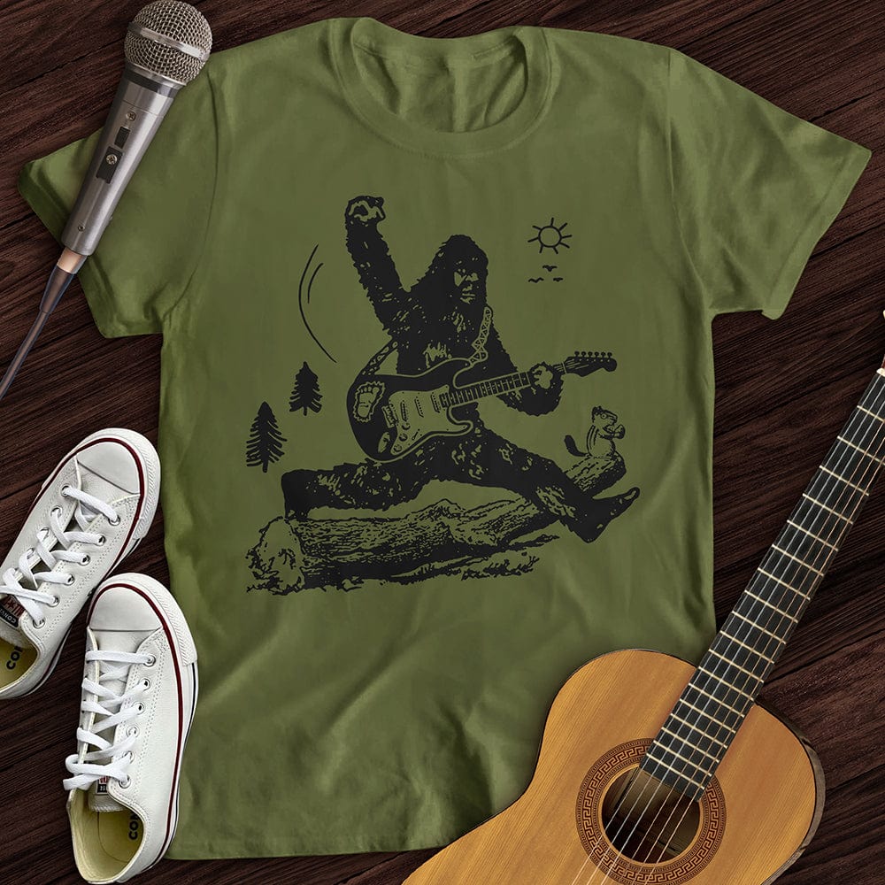 Printify T-Shirt Military Green / S Bigfoot Sighting T-Shirt
