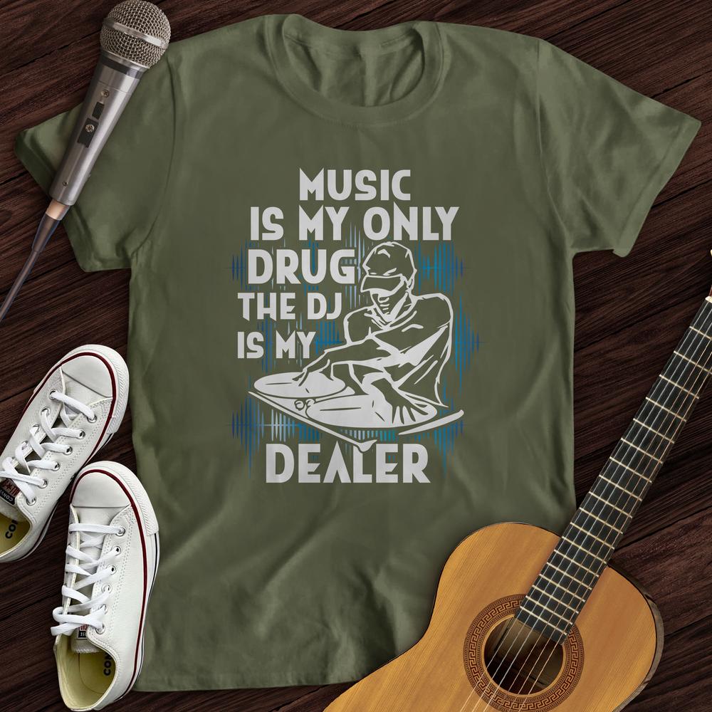 Printify T-Shirt Military Green / S DJ Dealer T-Shirt