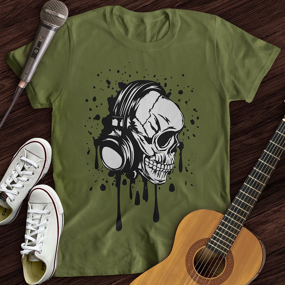 Printify T-Shirt Military Green / S Drown Them Out T-Shirt