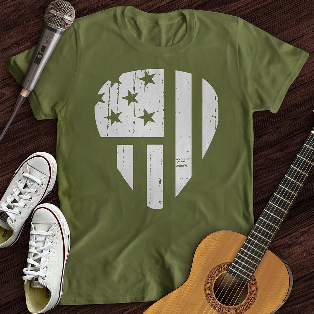 Printify T-Shirt Military Green / S Flag Pick T-Shirt