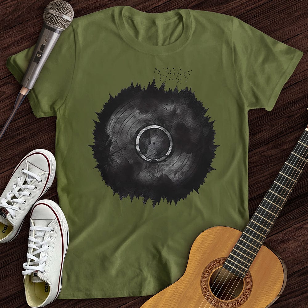 Printify T-Shirt Military Green / S Forrest Record T-Shirt