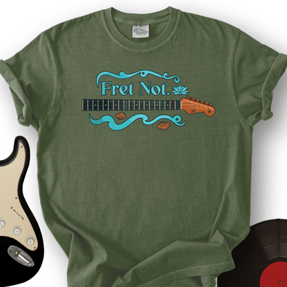 Printify T-Shirt Military Green / S Fret Not T-Shirt