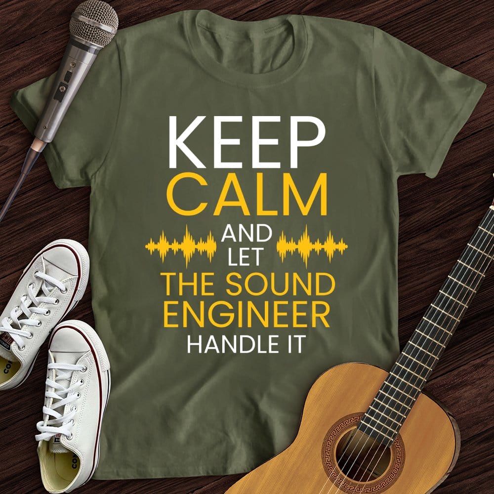 Printify T-Shirt Military Green / S Keep Calm T-Shirt