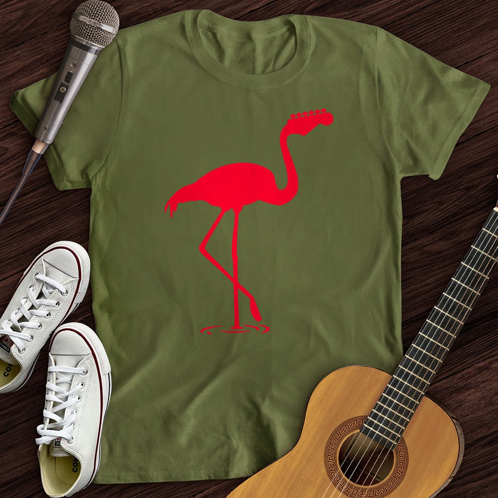 Printify T-Shirt Music Flamingo T-Shirt