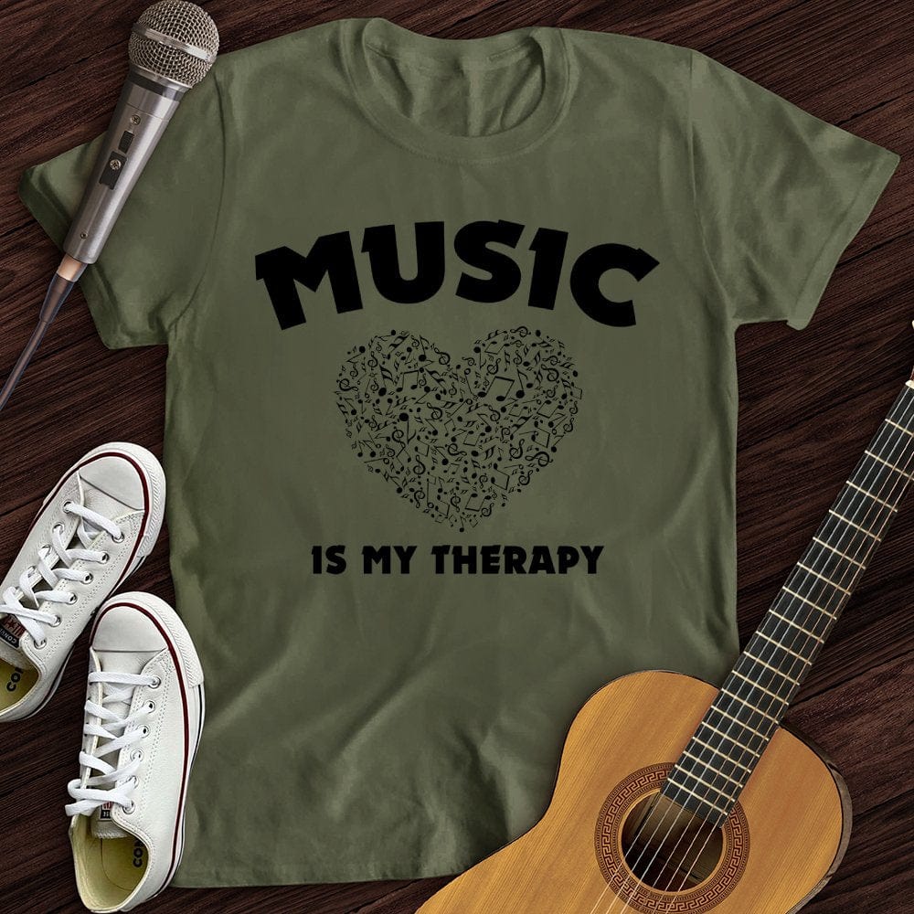 Printify T-Shirt Military Green / S My Therapy T-Shirt