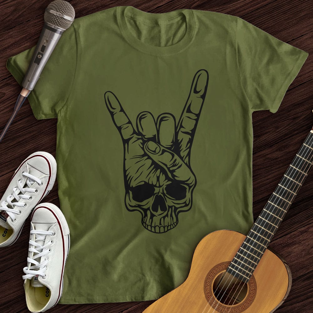 Printify T-Shirt Military Green / S Rock and Soul T-Shirt