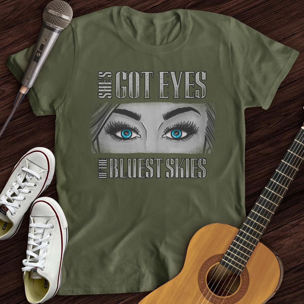 Printify T-Shirt Military Green / S She's Got Eyes T-Shirt