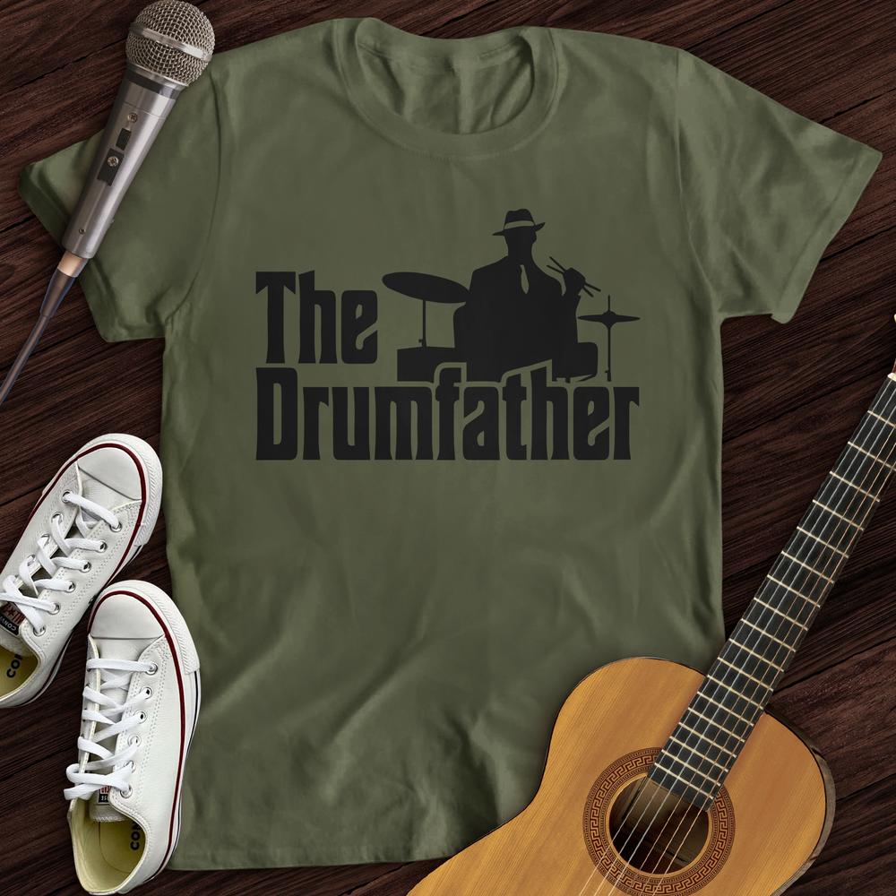 Printify T-Shirt Military Green / S The Drumfather T-Shirt