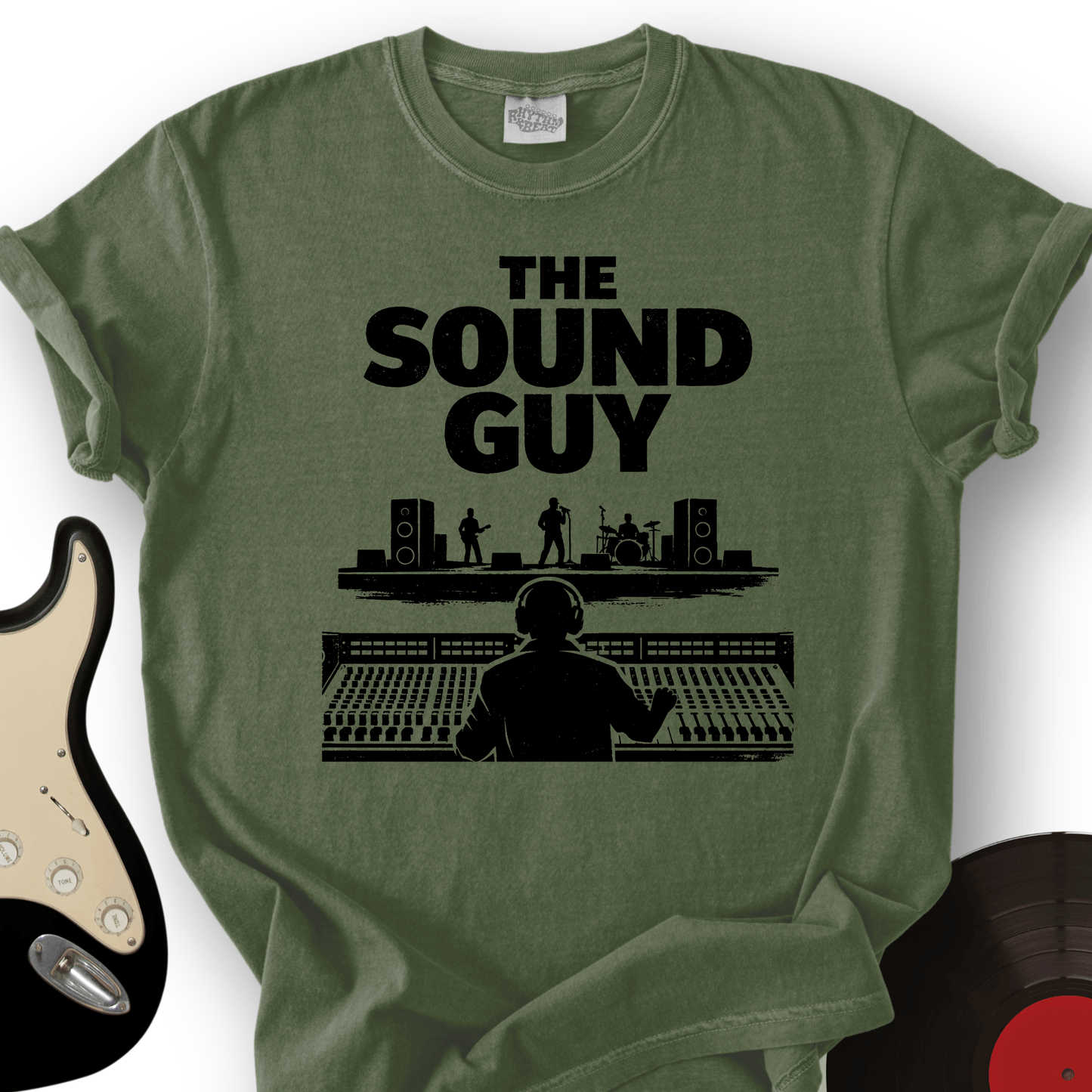 Printify T-Shirt Military Green / S The Sound Guy T-Shirt