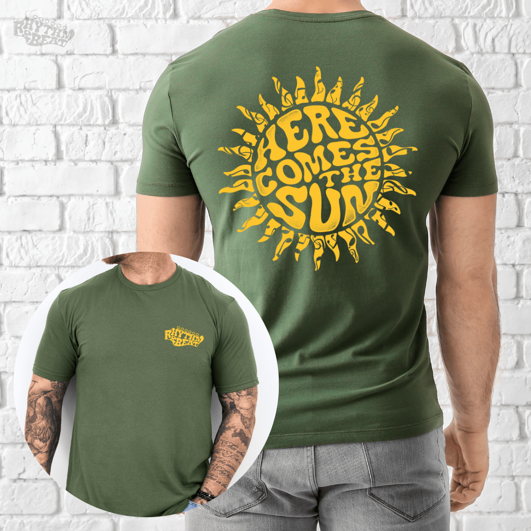 Printify T-Shirt Military Green / S The Sun T-Shirt