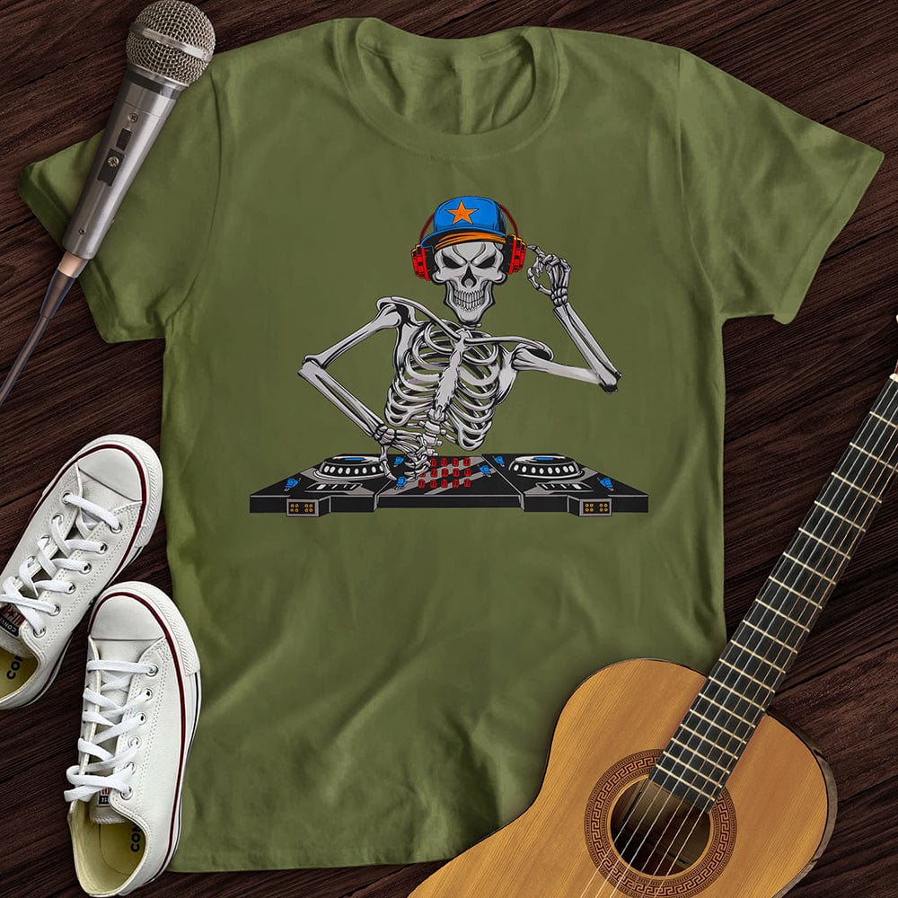 Printify T-Shirt Military Green / S Undead DJ T-Shirt