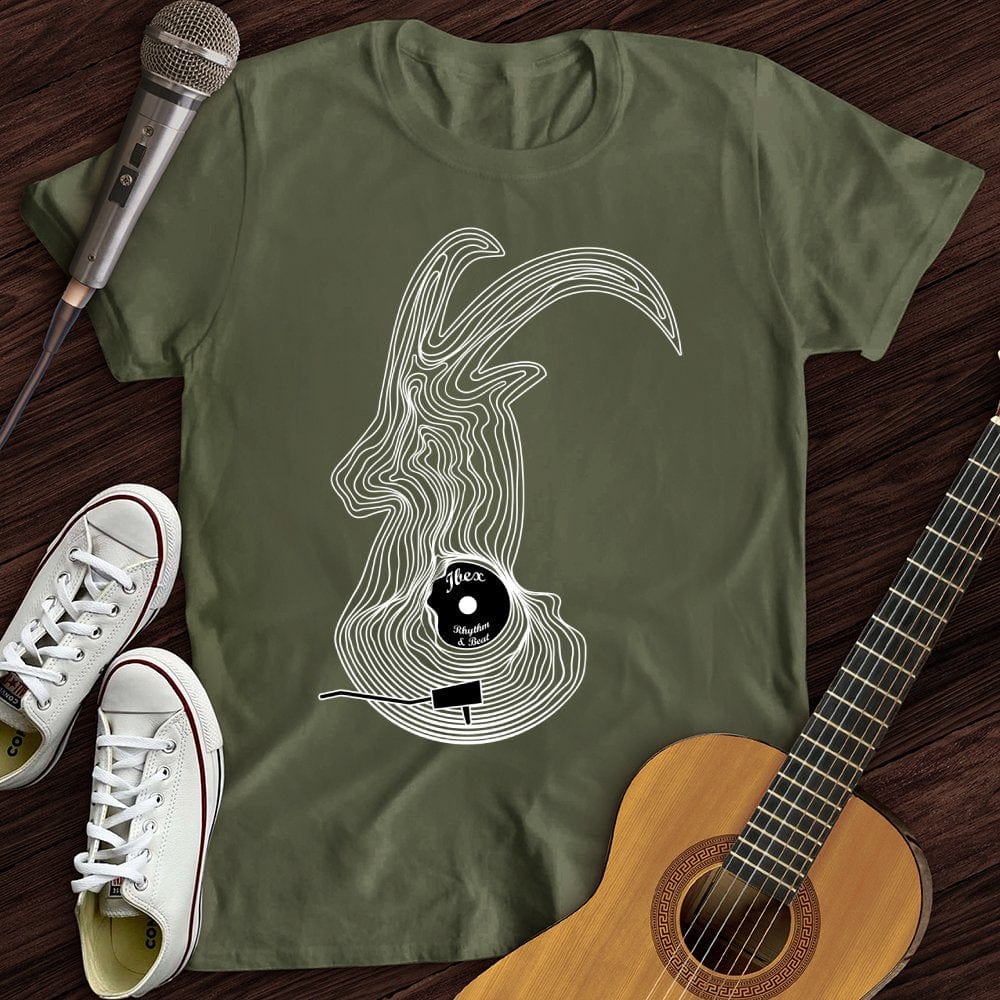 Printify T-Shirt Military Green / S Vinimal Ibex T-Shirt