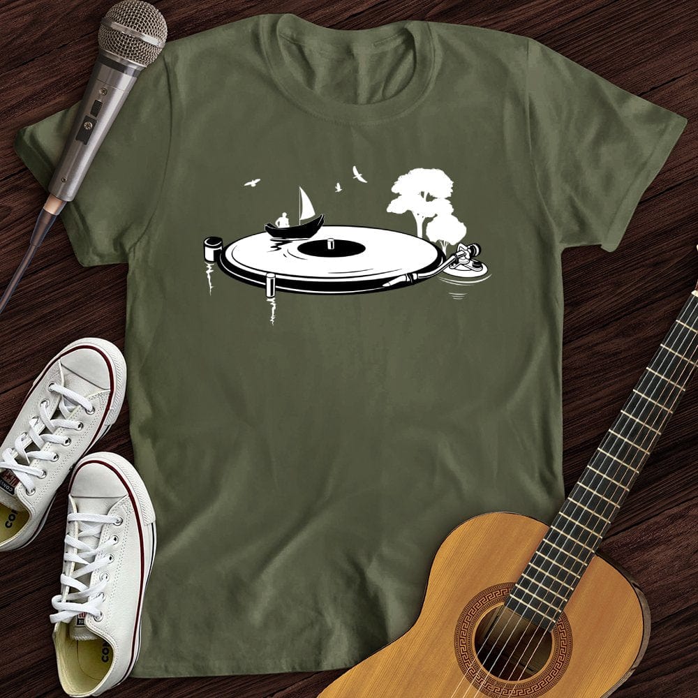 Printify T-Shirt Military Green / S Vinyl Master T-Shirt
