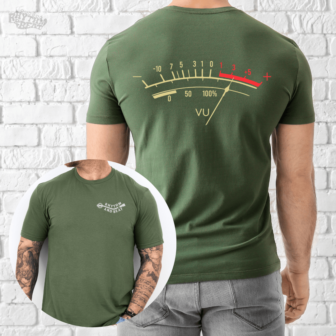 Printify T-Shirt Military Green / S Volume Meter T-Shirt
