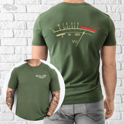 Printify T-Shirt Military Green / S Volume Meter T-Shirt