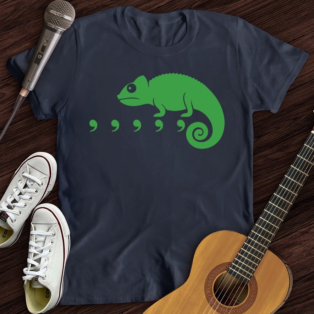 Printify T-Shirt Navy / S Chameleon T-Shirt