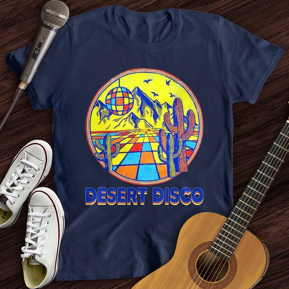 Printify T-Shirt Navy / S Desert Disco T-Shirt