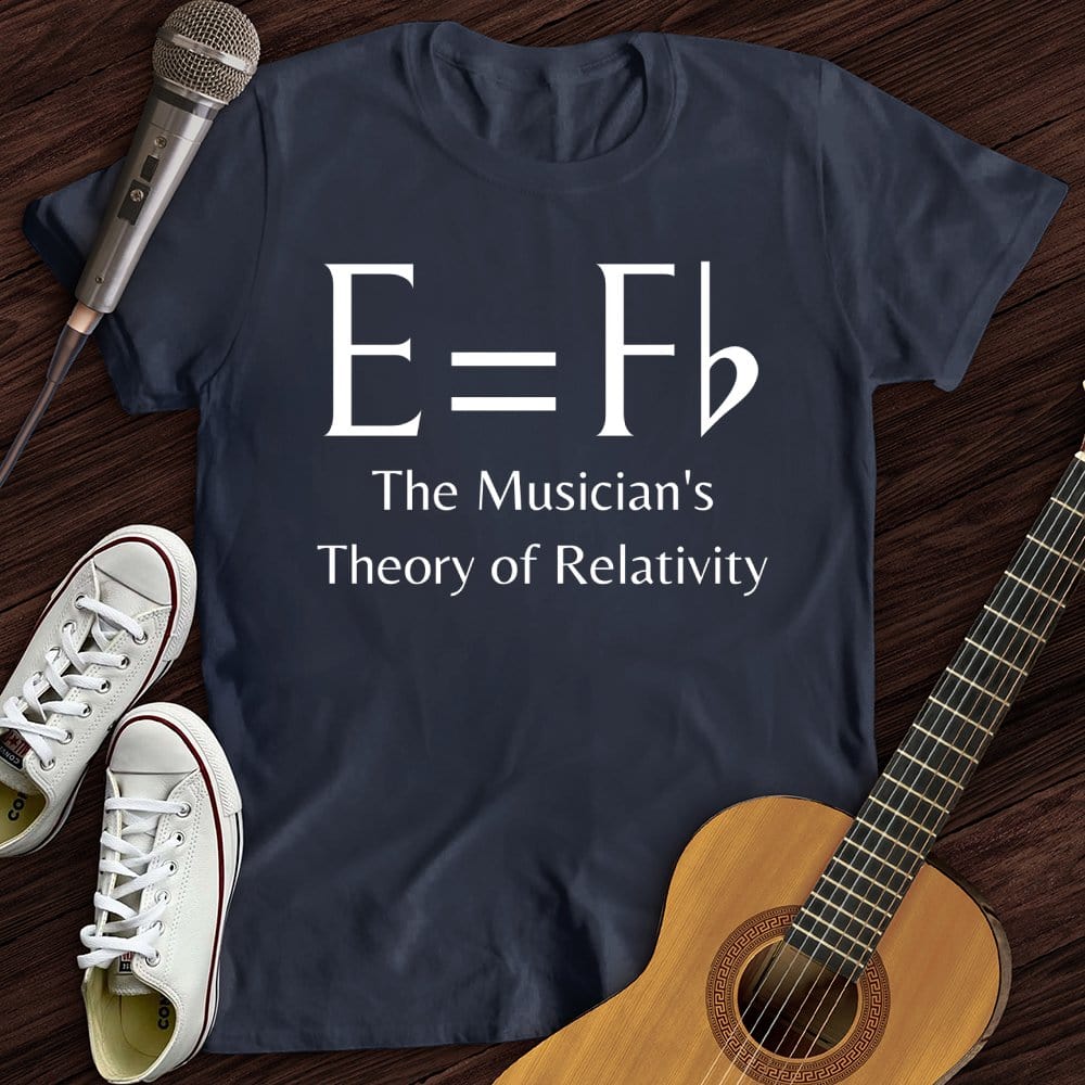 Printify T-Shirt Navy / S Einstein T-Shirt