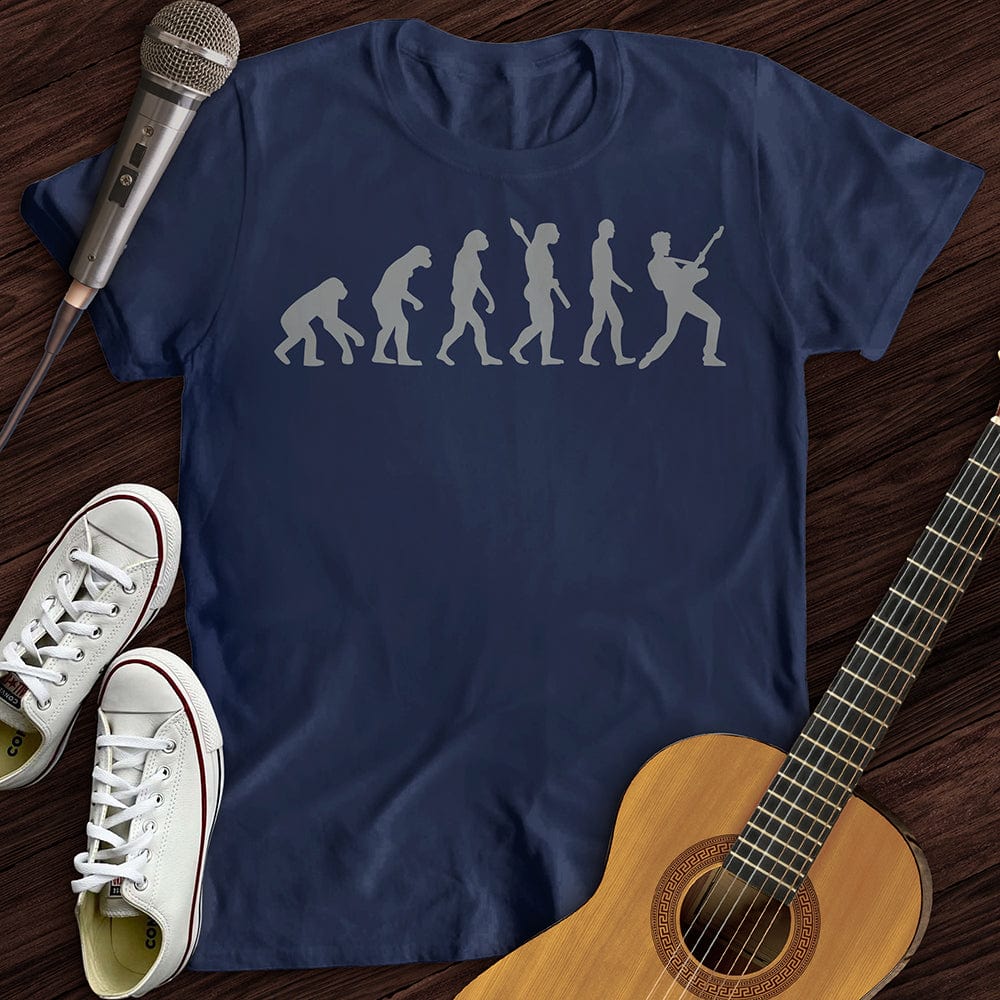 Printify T-Shirt Navy / S Evolution of Rock T-Shirt