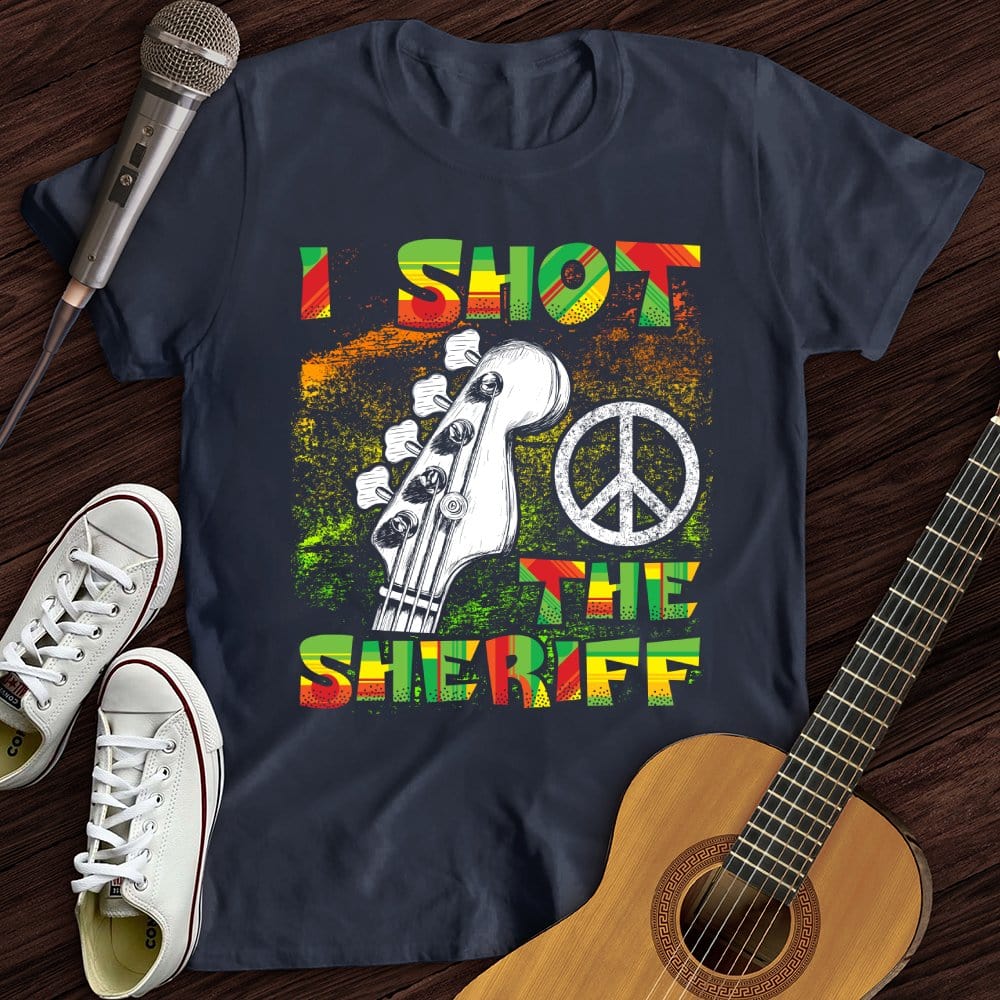Printify T-Shirt Navy / S I Shot The Sheriff T-Shirt