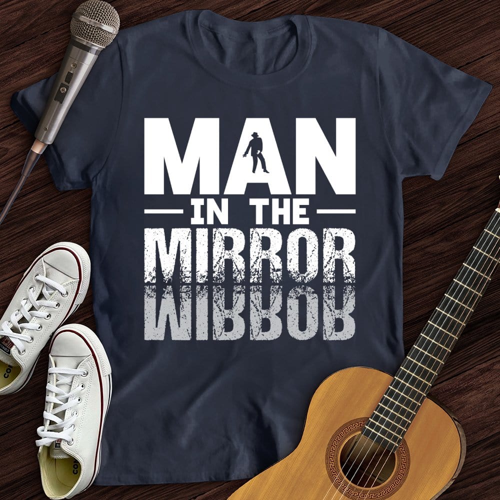Printify T-Shirt Navy / S In The Mirror T-Shirt