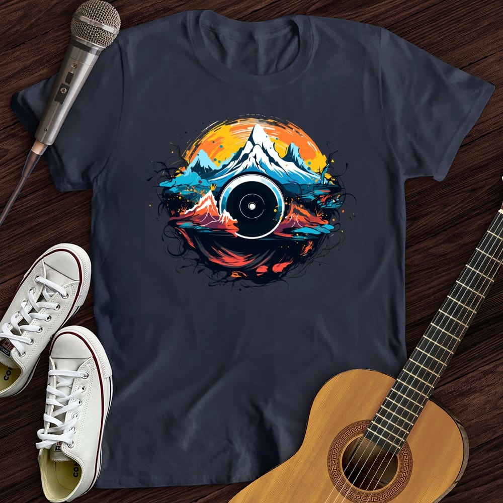 Printify T-Shirt Navy / S Intertwined Nature Vinyl T-Shirt